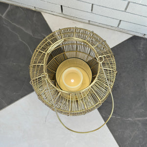 Gold Metal Decor Lantern