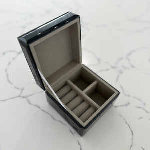 Black Glass Medusa Jewellery Box