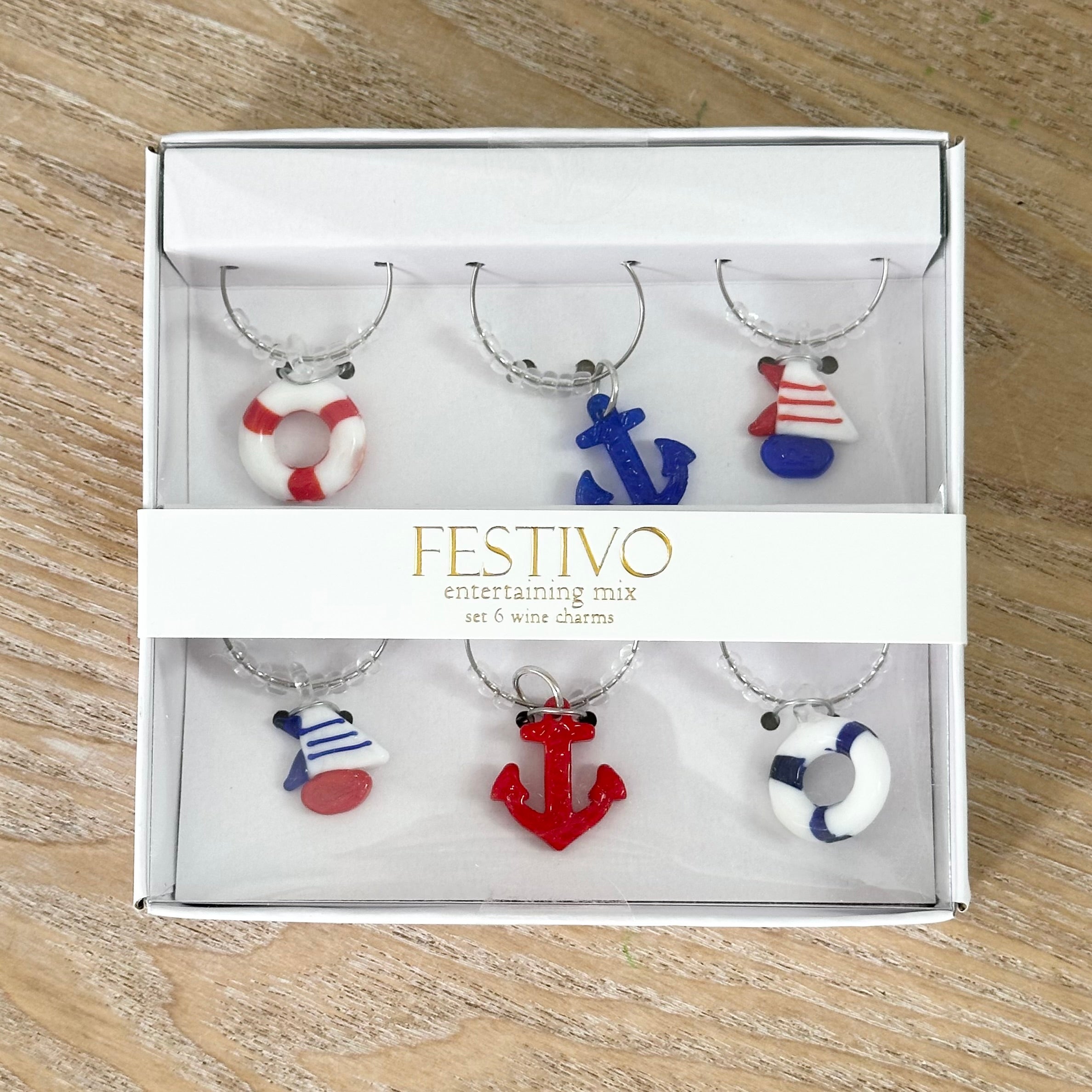 Nautical Wine Charms
