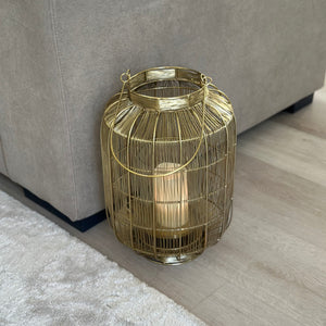 Gold Metal Decor Lantern