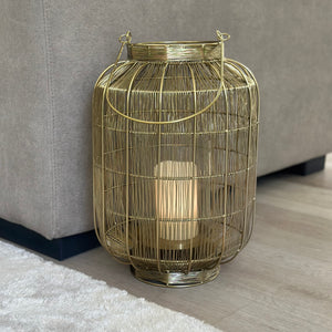 Gold Metal Decor Lantern