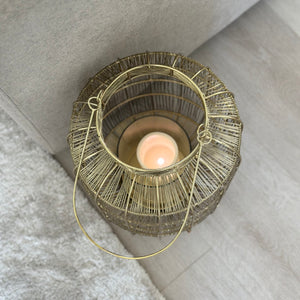 Gold Metal Decor Lantern