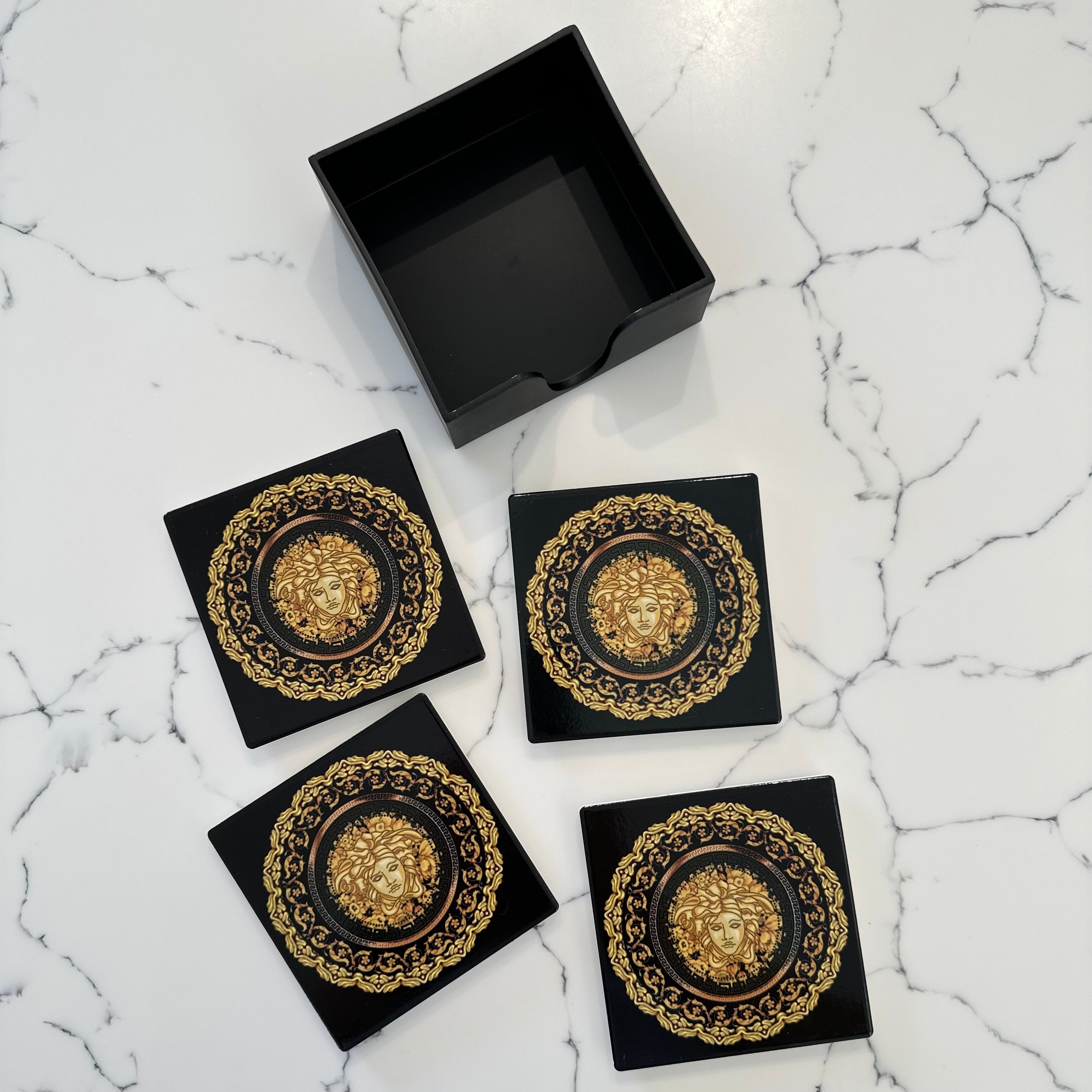 Medusa Coasters Black