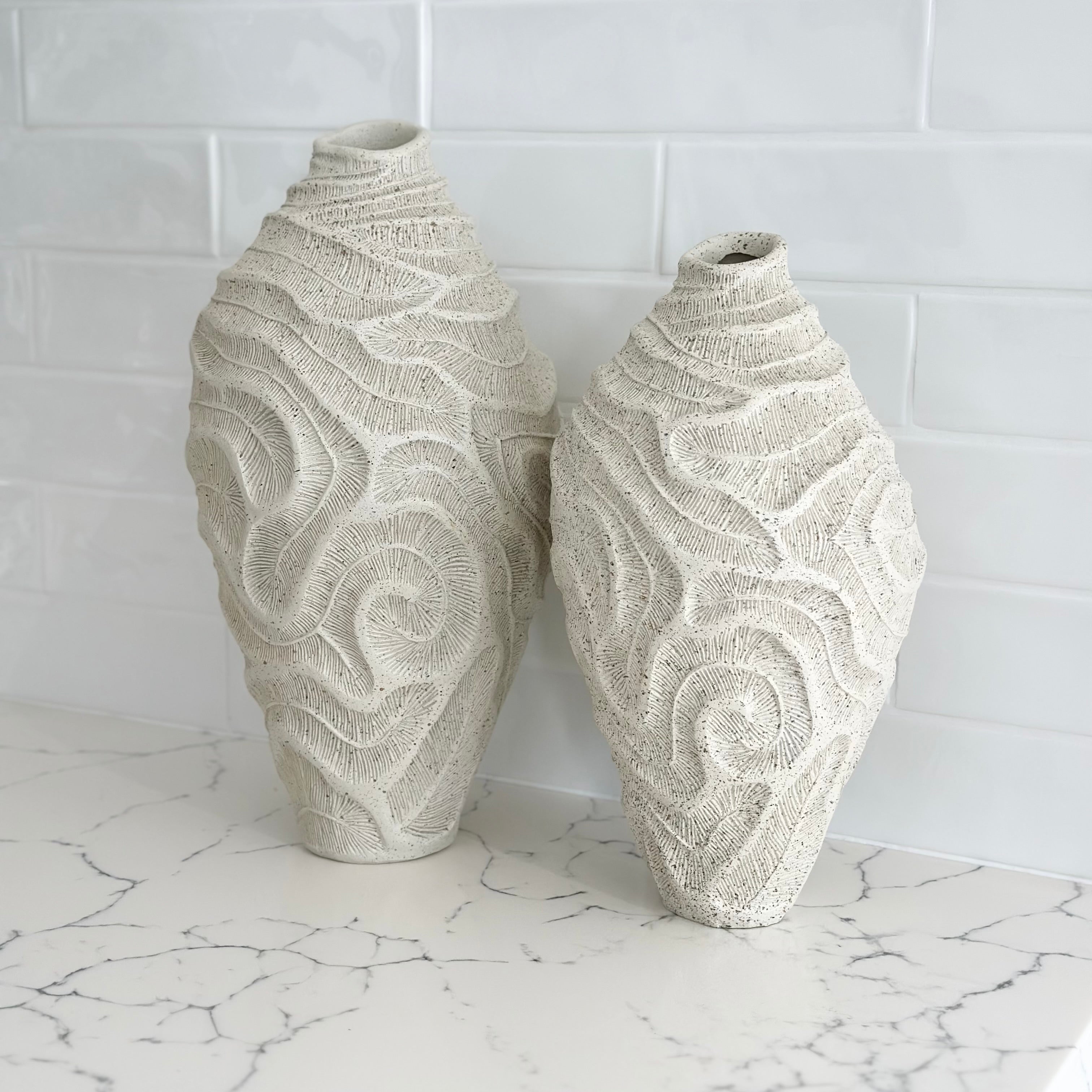 Abstract Coral Decor Vase (Large)