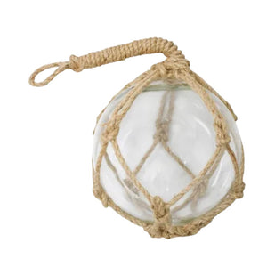 Glass Rope Ball - Medium - Clear